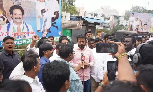 MVV Satyanarayana arranges screening of Yatra 2  for cadre in Visakhapatnam