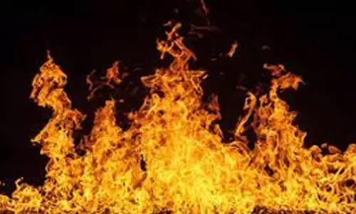 Ten injured in fire at residential building in Russia