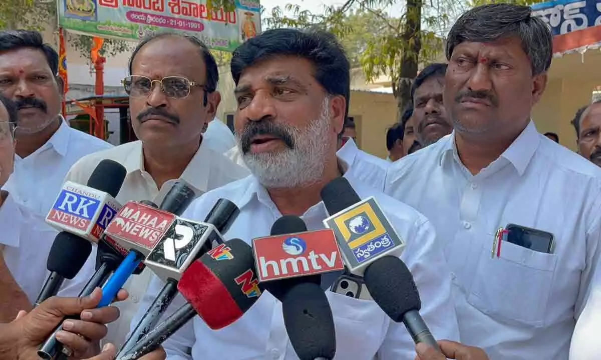 TDP complains to police in Dhone over tearing of party flexi