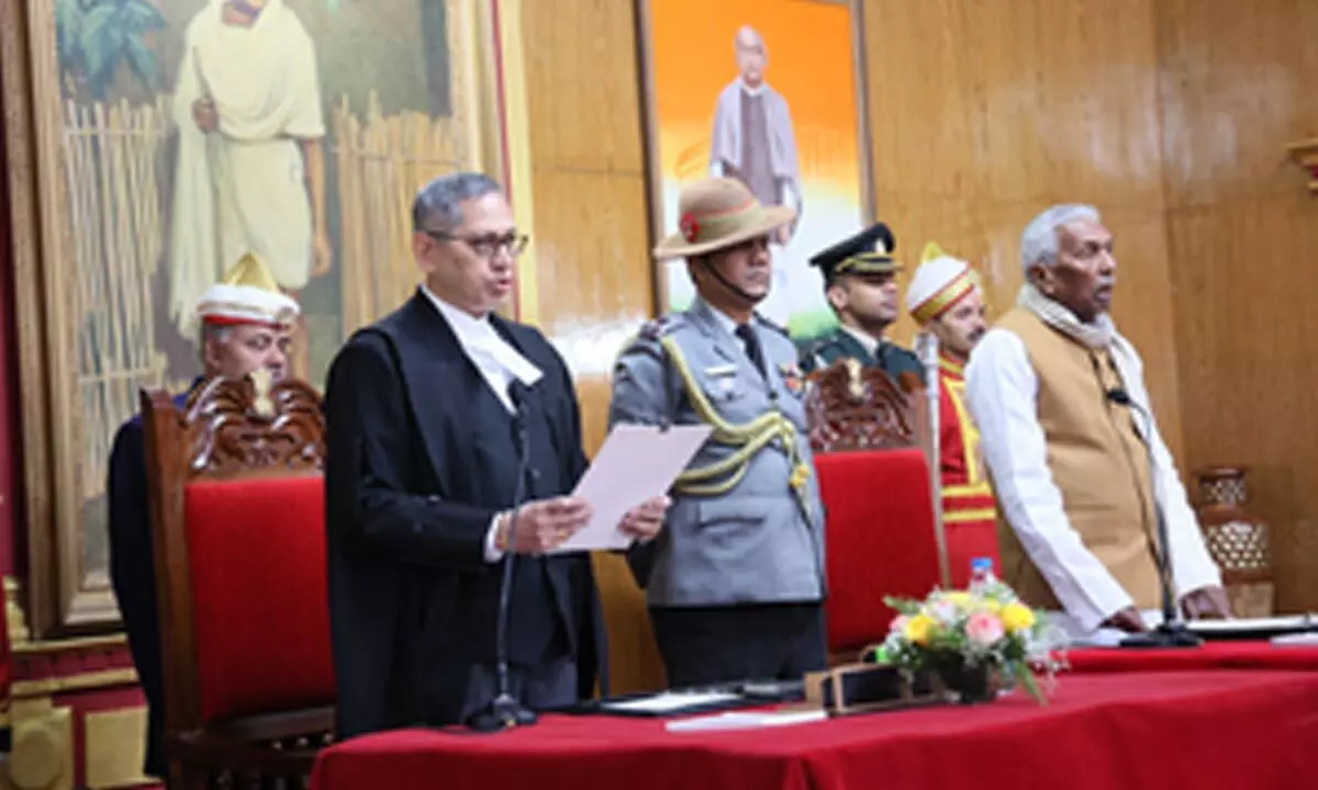 Justice S. Vaidyanathan sworn-in as chief justice of Meghalaya High Court