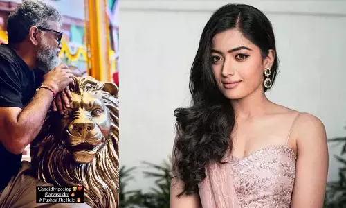 Rashmika Mandanna’s viral snap of Sukumar offers glimpse of ‘Pushpa 2: The Rule’ BTS