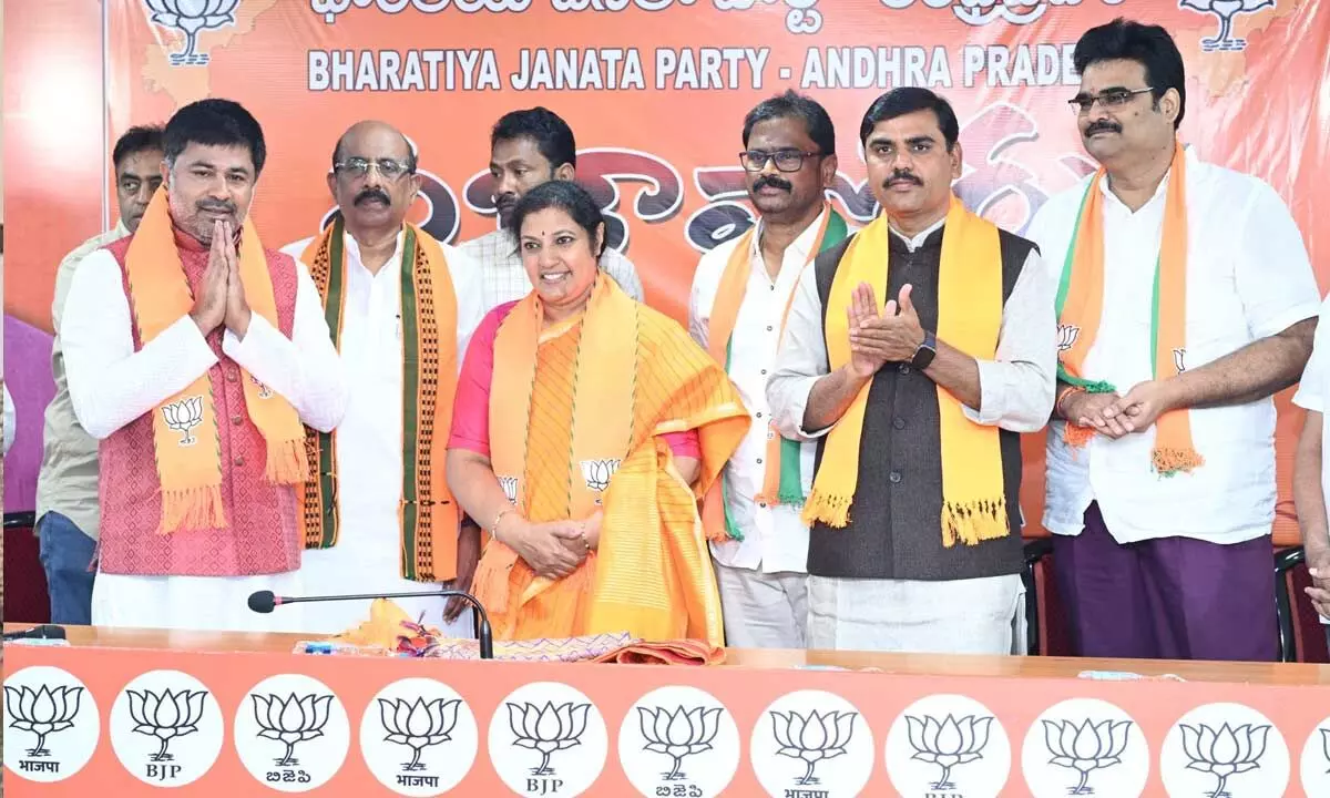Prominent persons from Prakasam dist join BJP