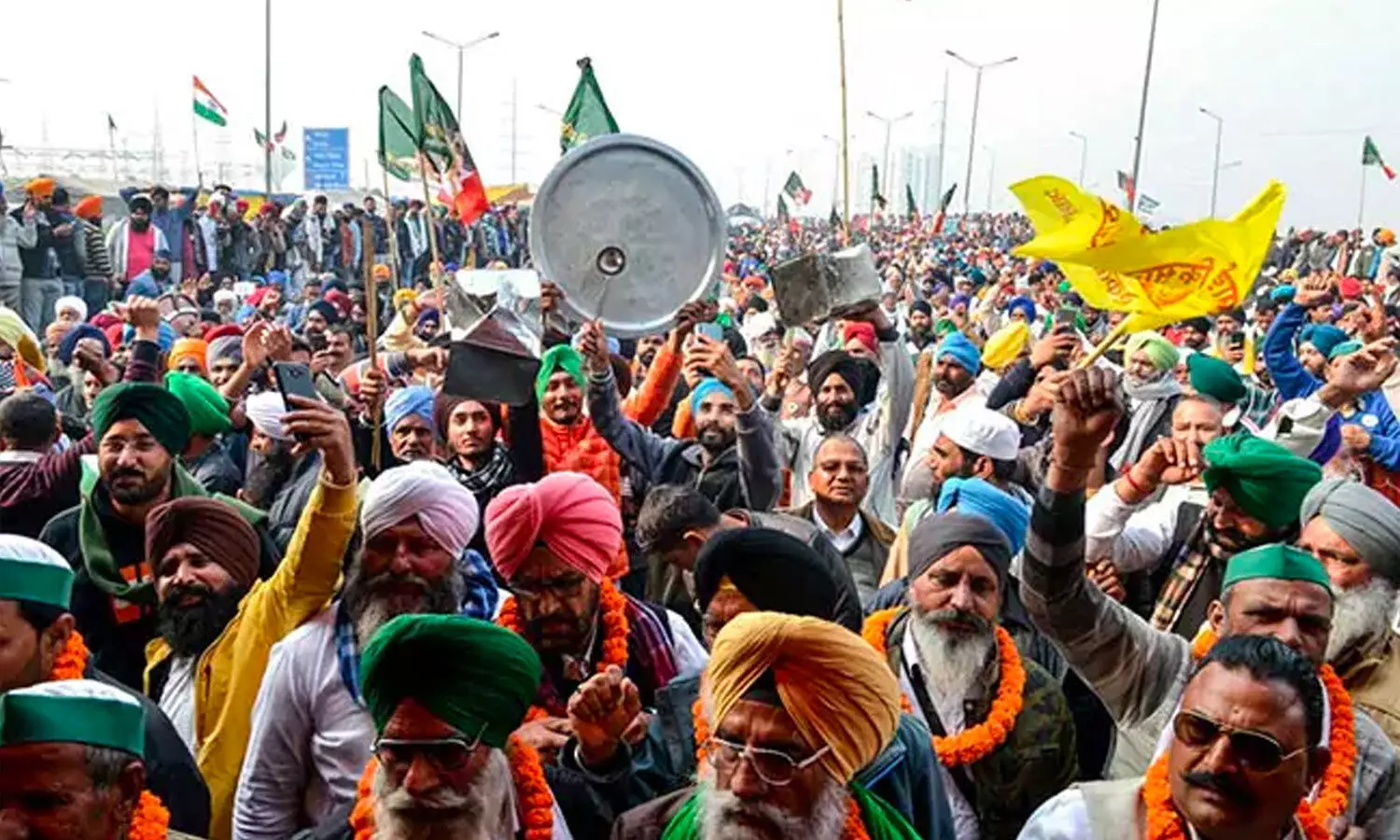 Kisan Protests: Delhi farmers protest march in Delhi
