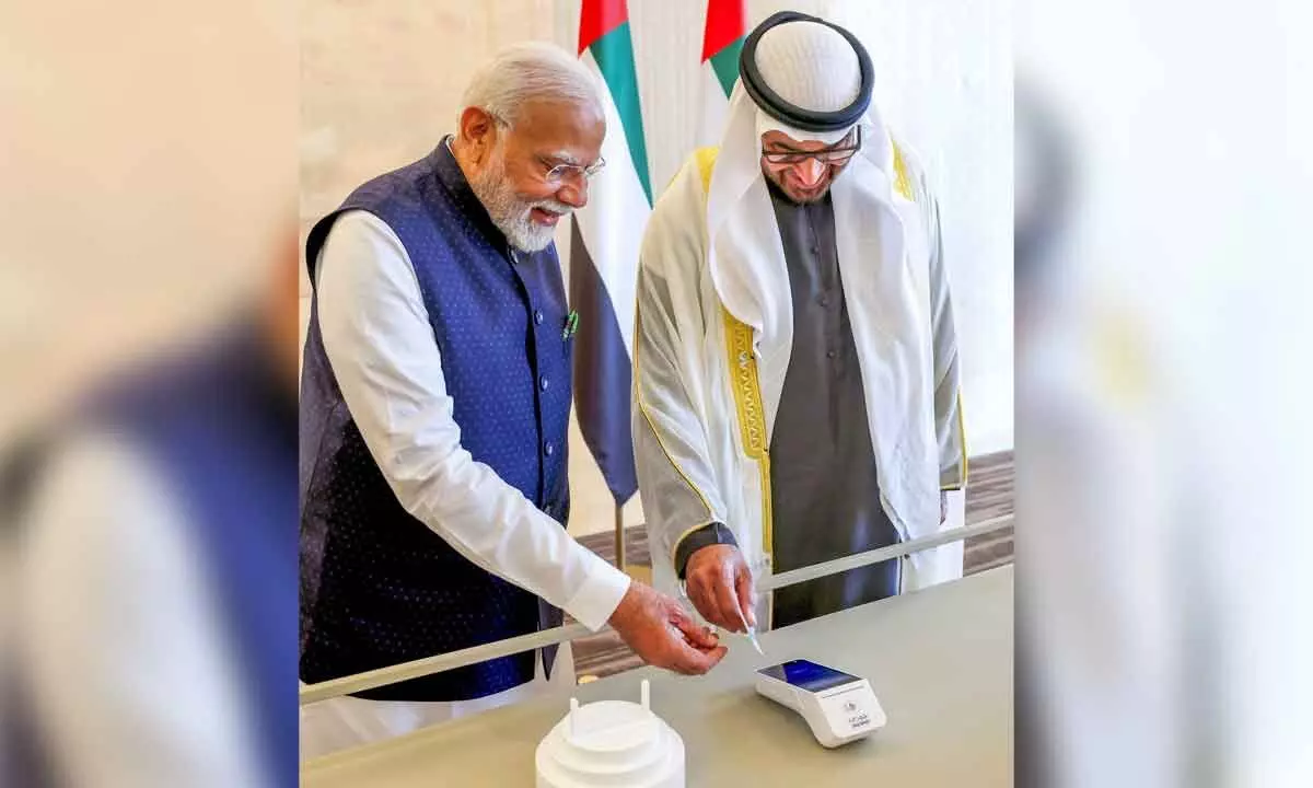 Modi, Nahyan launch RuPay card at Abu Dabhi