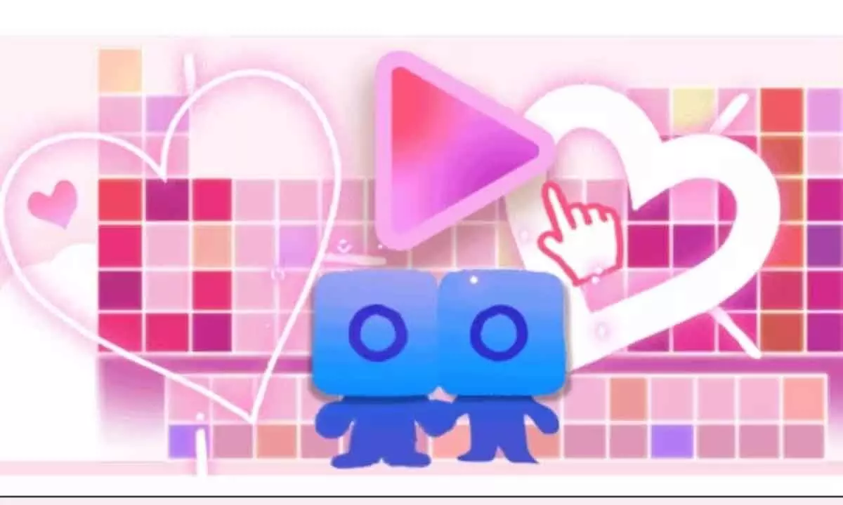 Valentine’s Day Google Doodle game has a scientific twist