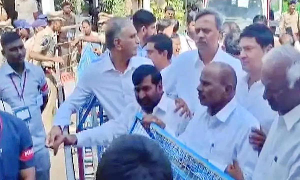 Telangana: Tension prevails at Assembly media point amid altercation between BRS and people