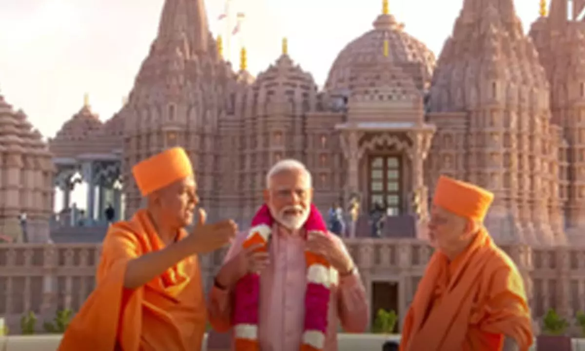 Amid prayers & vedic chants, PM Modi inaugurates UAEs first Hindu temple in Abu Dhabi