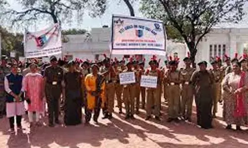 Telangana Girls BN NCC, Sec’bad celebrate National Womens Day