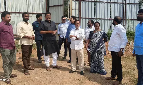 Ganta Srinivasa Rao inspects venues for Nara Lokeshs Shankaravam