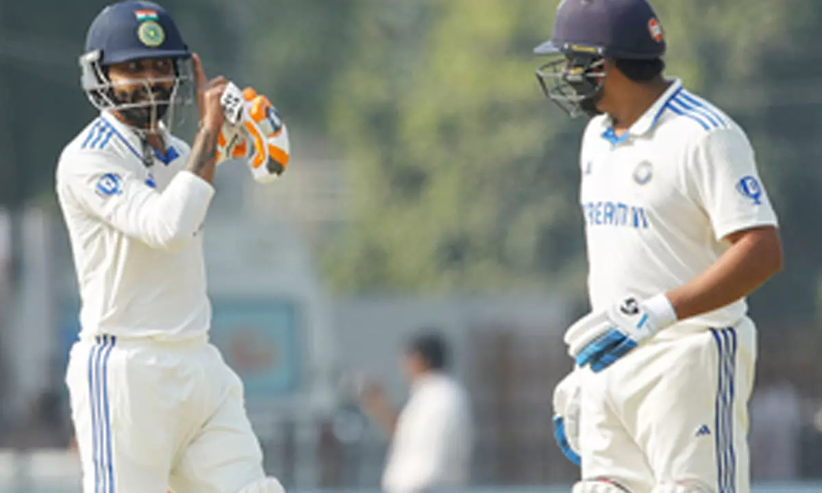 INDvENG, 3rd Test: Unbeaten 152-run stand between Rohit & Jadeja take India to 185/3 at tea