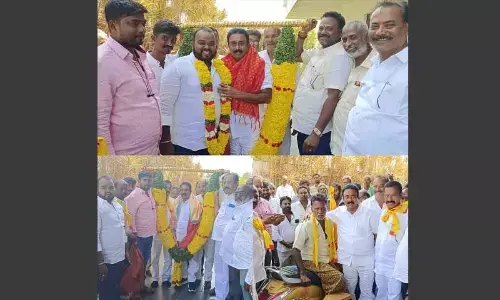 Kavali in-charge of TDP Kavya honoured