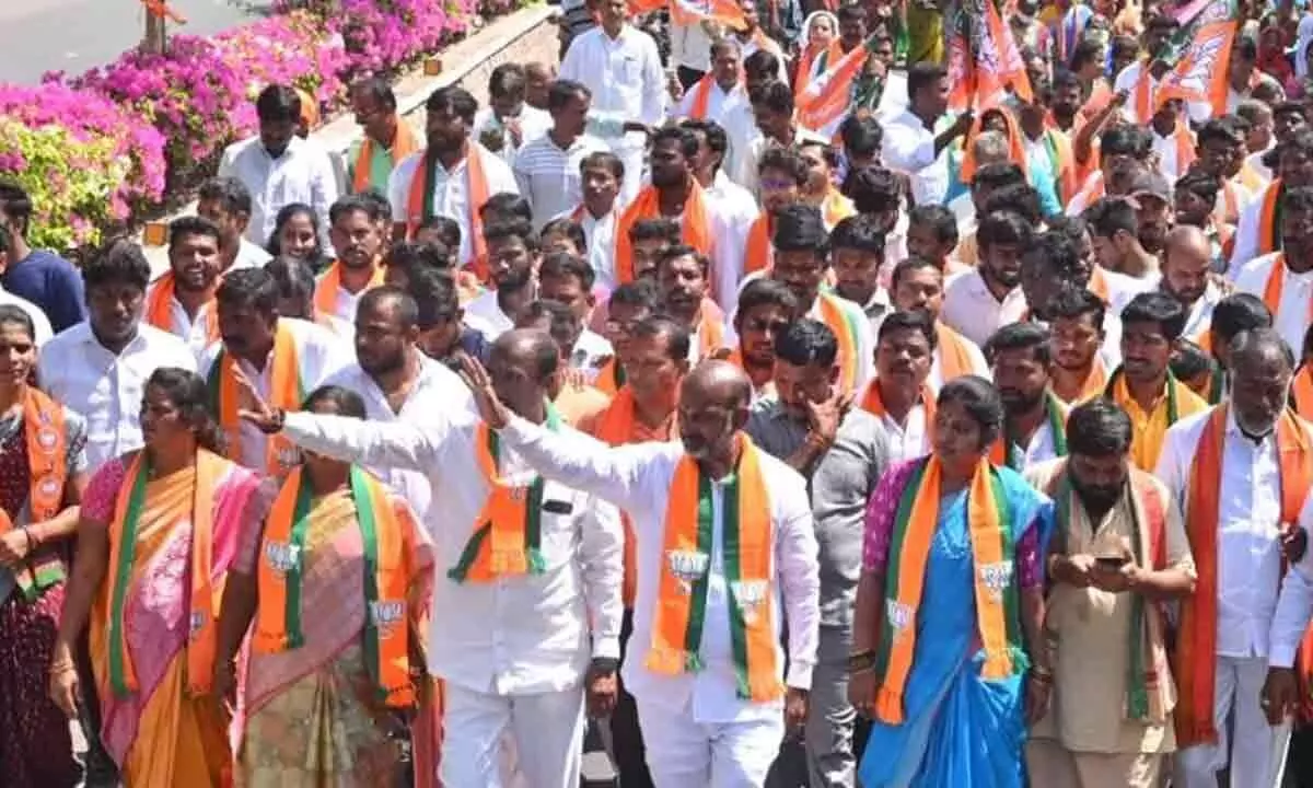 Karimnagar: Bandi’s ‘Yatra’ gives new boost to BJP ranks