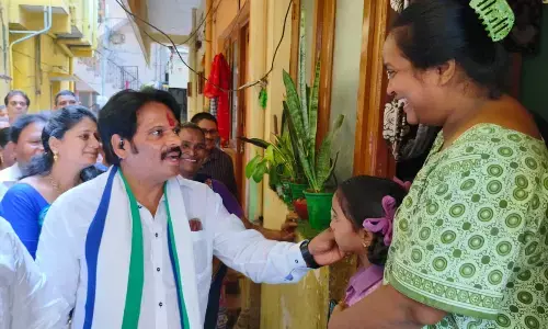 MVV Satyanarayana attends Maridimamba Ammavari idol installation