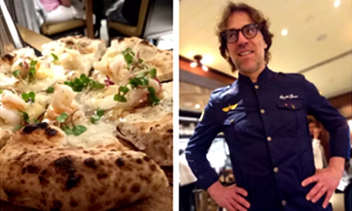 Italys top pizza innovator arrives from Verona with few words, many originals