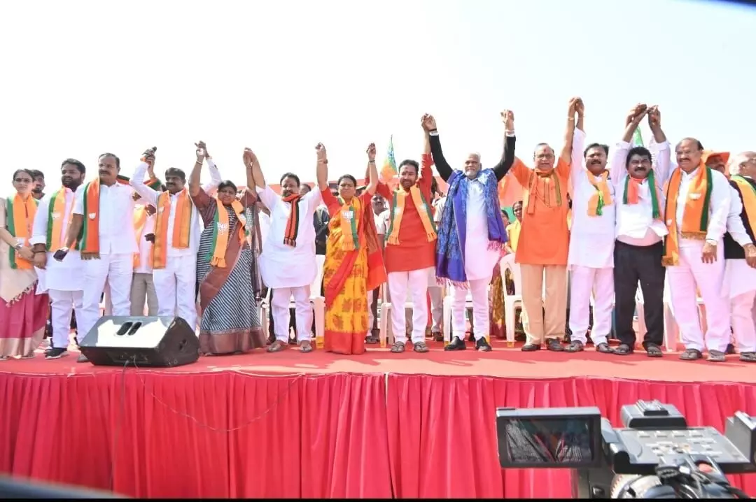 Union minister Kishan Reddy Unveils Viajaya Sankalp Yatra in Krishna