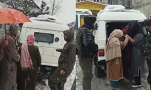 Pregnant woman evacuated in J&Ks Sopore amid heavy snowfall