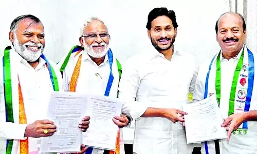 YSR candidates elected as Rajya Sabha members unanimously