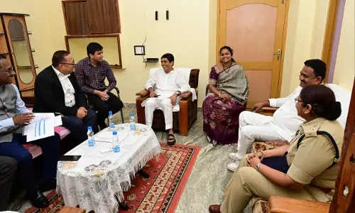 Buggana Rajendranath Reddy meets leaders in West Godavari district in Narsapuram