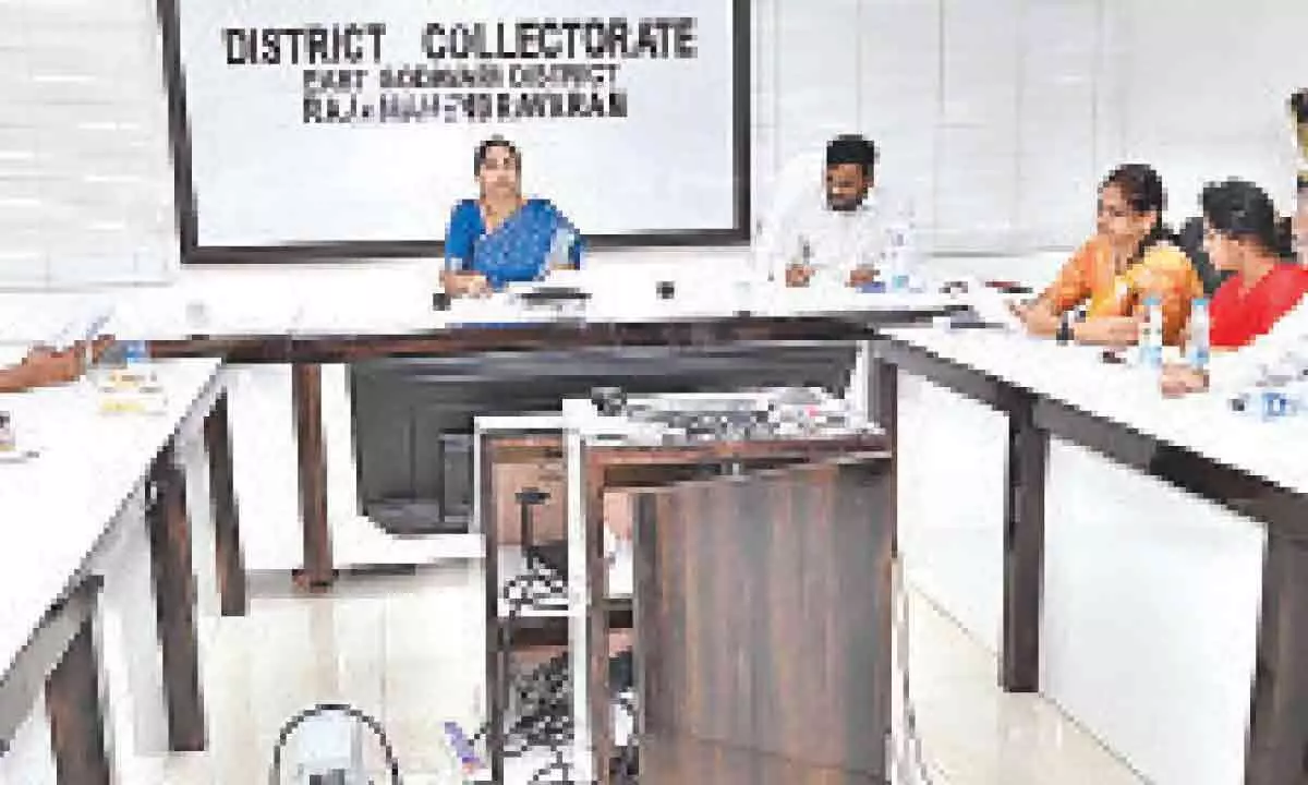 Rajamahendravaram: Officials review progress of voter enrollments, corrections