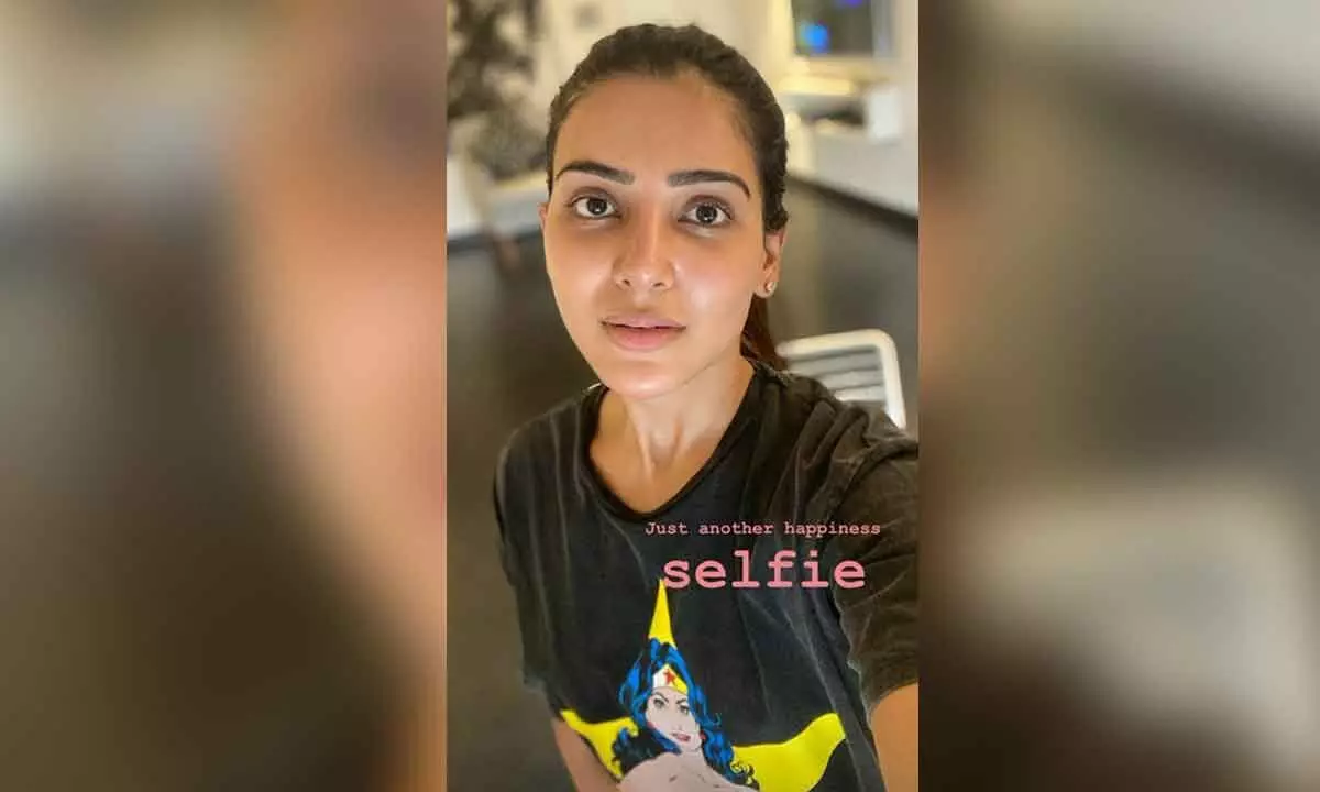 Samantha back in the game; shares a picture of practising martial arts