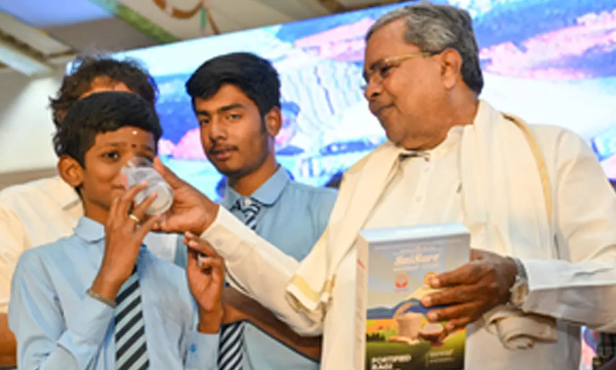 Good nutrition leads to good education: Siddaramaiah on distribution of millet malt to 55 lakh schoolchildren