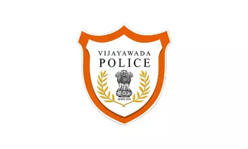 Tight security near Congress office in Vijayawada