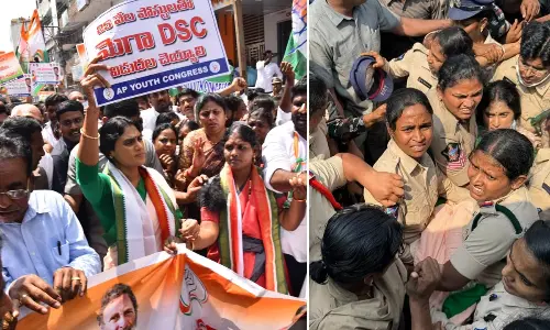 YS Sharmila arrested while heading to AP Secretariat