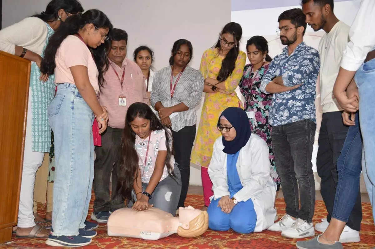 GITAM organises Session on Basic Life Support and First Aid