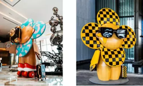 Atlantis The Royal welcomes Louis Vuittons Iconic Mascot, Vivienne