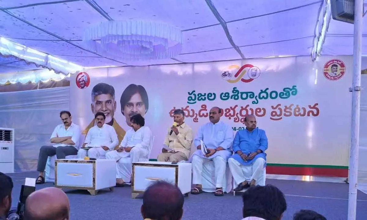 TDP-Janasena Alliance Unveils First List of Candidates for Assembly Elections