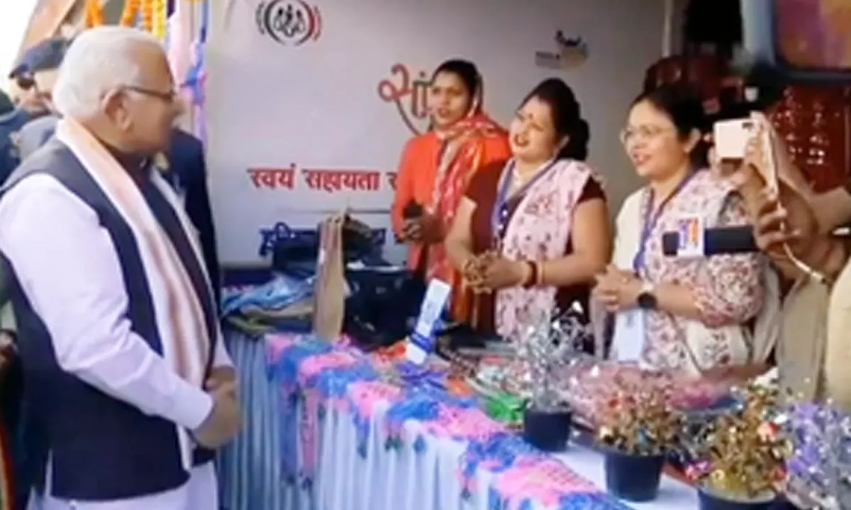 Haryana CM opens Sanjha Bazaar for empowering women