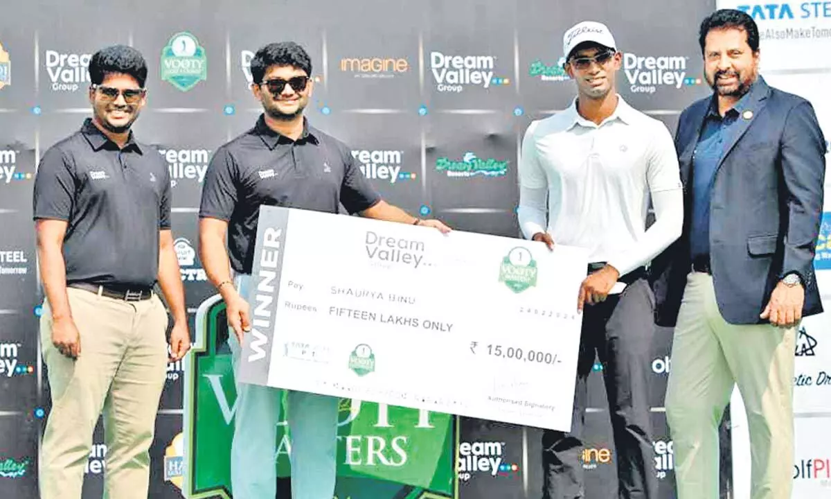 Teenager Shaurya wins title in style