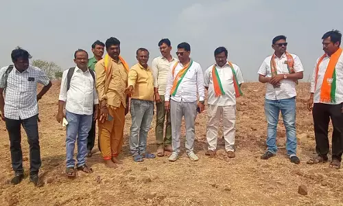 BJP demands to provide roads, electricity and water facility in Kurnool
