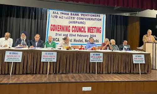 Vijayawada: Bank pensioners demand pension updation