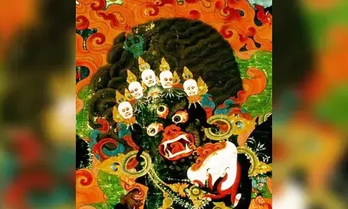 Invisible, inaccessible Hell, abode of Terminator Yama