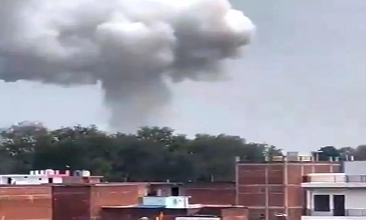 Four killed, several injured in blast at firecracker factory in UP