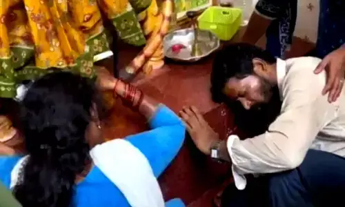 Jana Sena leader went on a hunger strike in protest of not getting a ticket