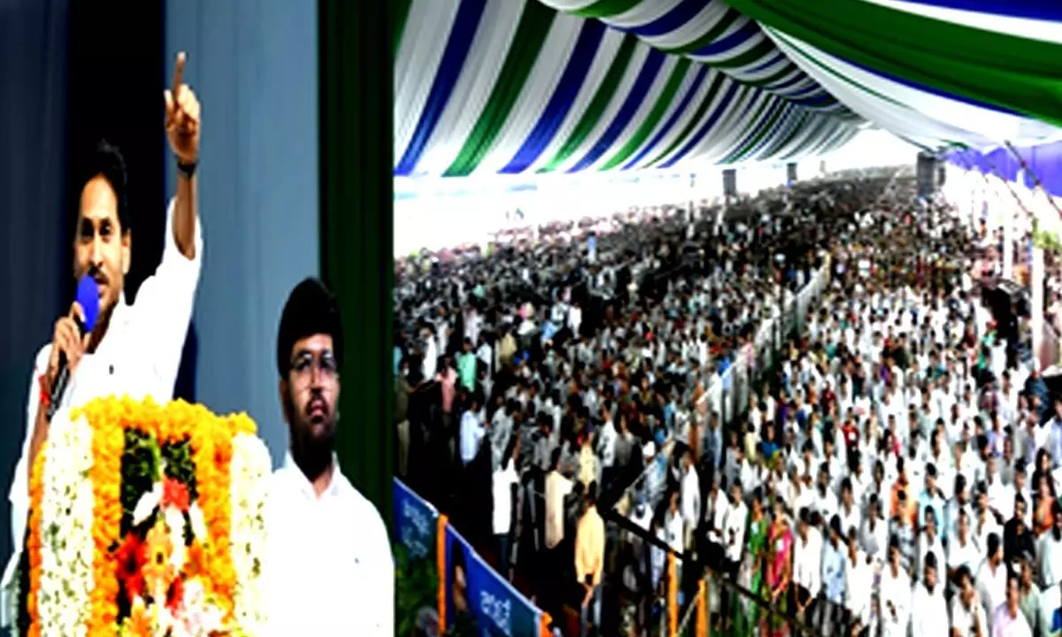 Andhra CM Jagan takes poll battle to Chandrababu Naidus home turf - Kuppam