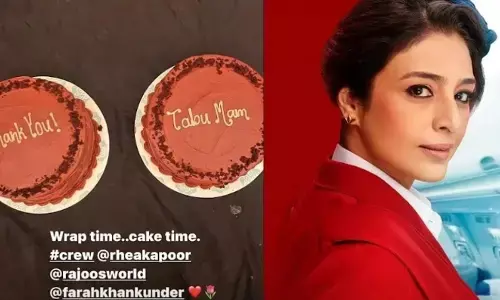 Actress Tabu wraps ‘Crew’ filming