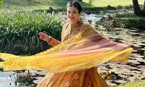 Raveena soaks up some sunshine in Tadoba