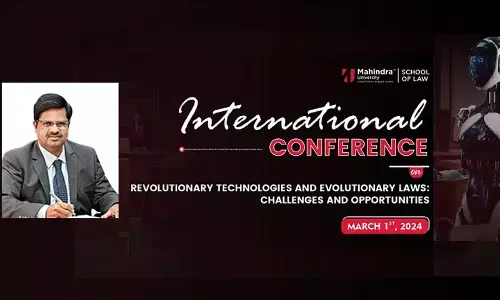 Mahindra varsity to organise international meet on law & AI