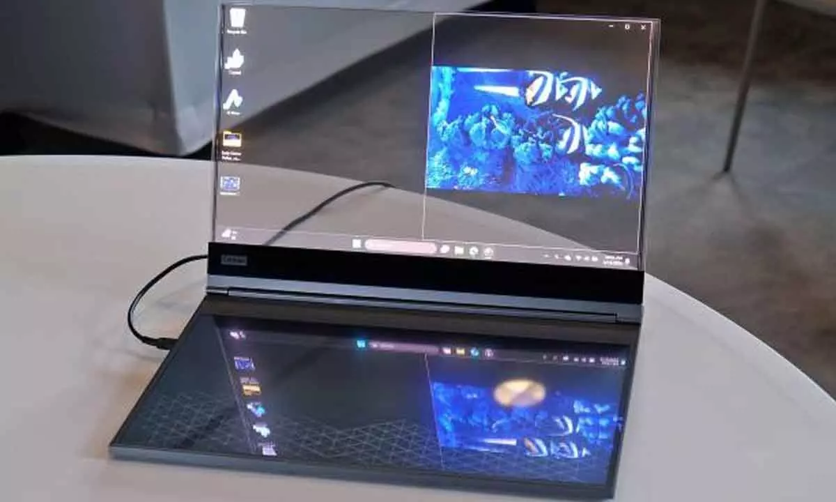 MWC 2024: Lenovo Unveils Futuristic Transparent Screen Laptop