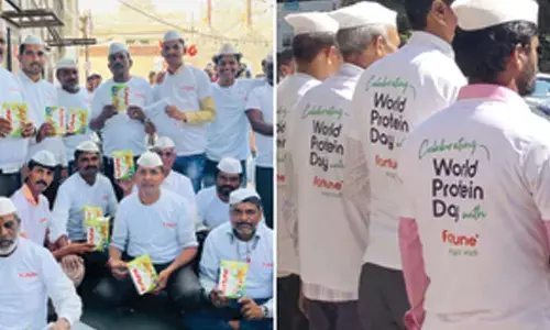 Fortune Soya Chunks and dabbawalas surprise Mumbai with nutritious lunchbox