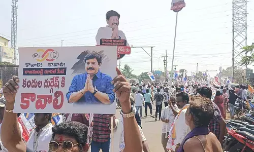 Durgesh supporters take out rally seeking ticket to him