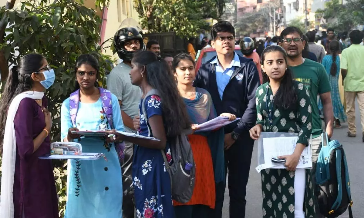 Telangana Intermediate examinations begins across the state amid tight security