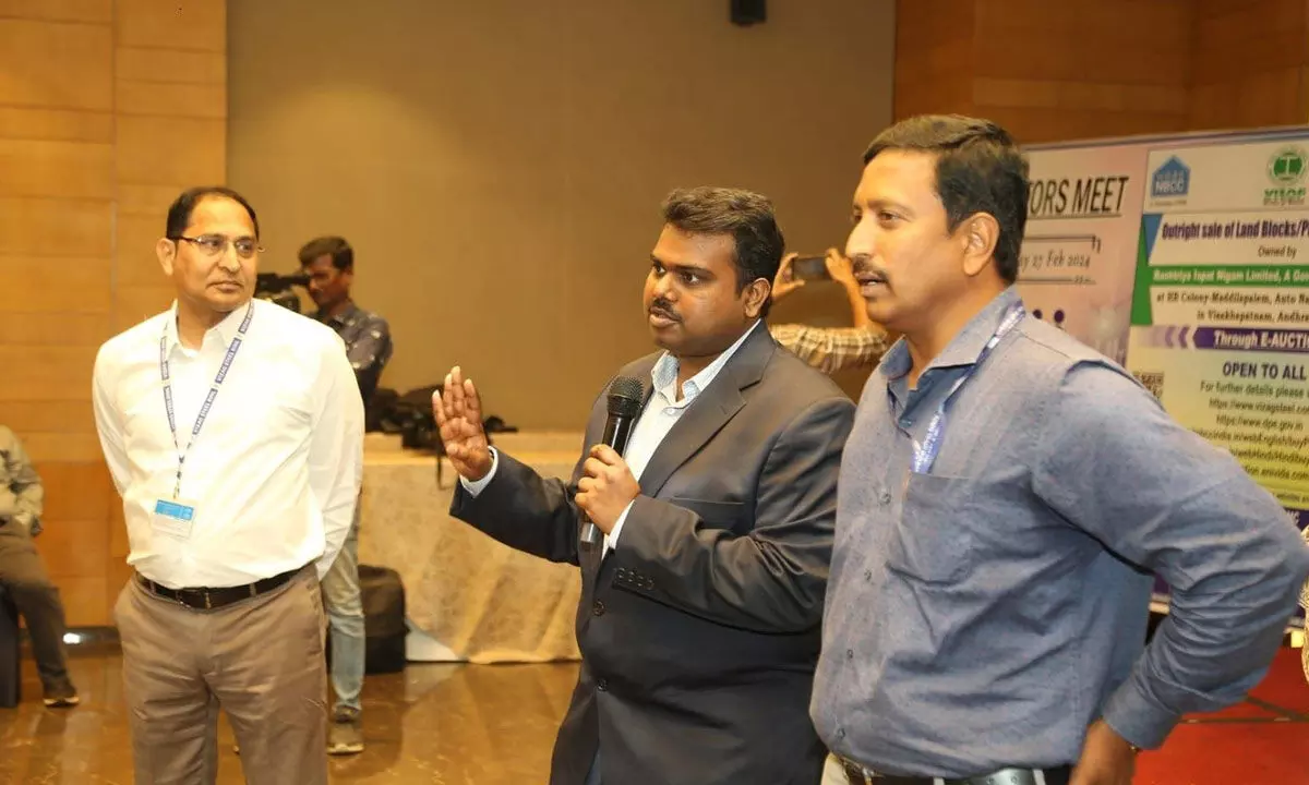 Experts speaking at investors meet held in Visakhapatnam on Tuesday