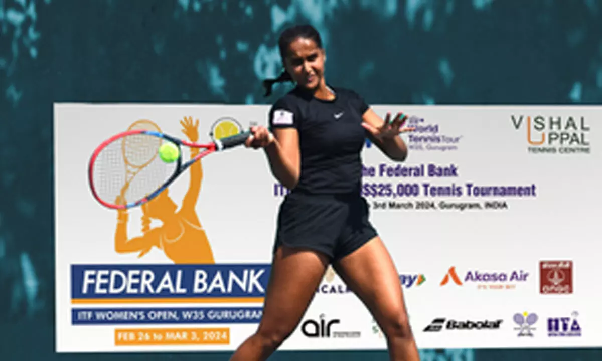 Vaishnavi enters pre-quarters with an upset win at ITF Women’s Open