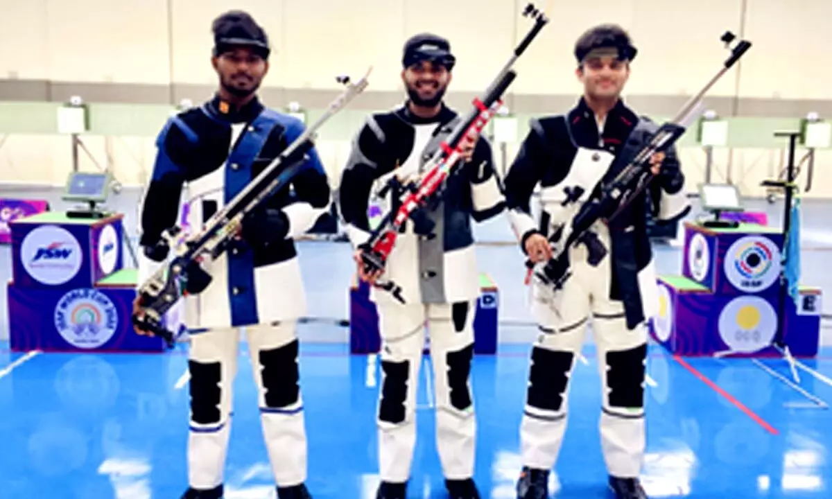 Shooter Arjun wins back-to-back trials, Ashi beats world record score