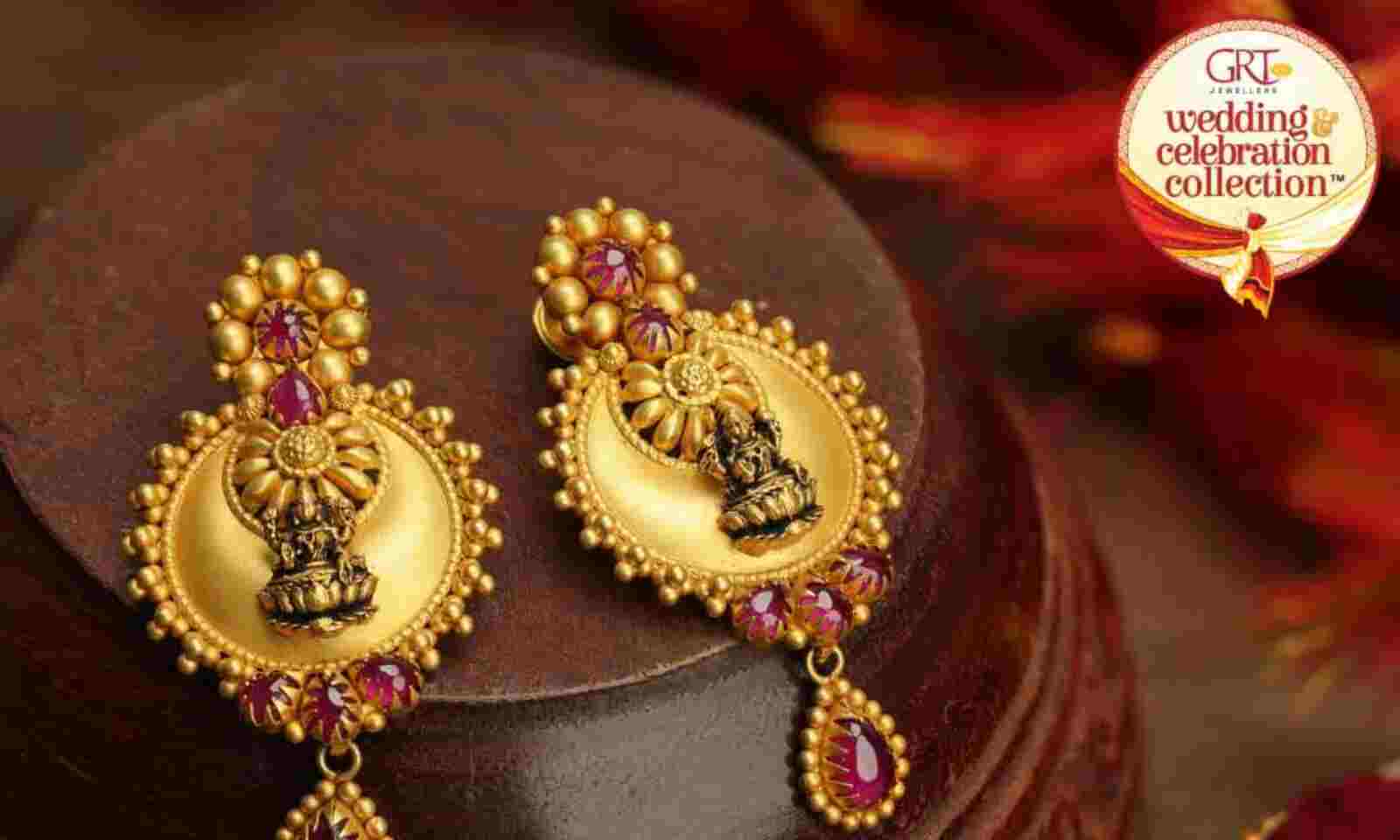 Twin Spur Floret Chain Drop Gold Earrings | Jewelry Online Shopping | Gold  Studs & Earrings
