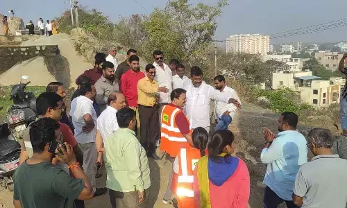 GHMC Dy Floor leader visits Veerannagutta to oversee arrangements for Maha Sivaratri